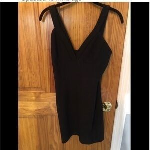 Forever 21 Dress Black Strappy Body Con Mini Dress